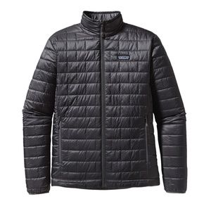 Patagonia Men's Puff Jacket in Dark Gray